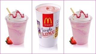 DIY: McDonald's Strawberry Milkshake Recipe!