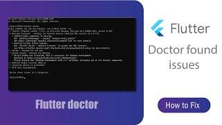 How to fix flutter doctor issues | cmdline-tools component is missing | Visual Studio | Morethan Fix