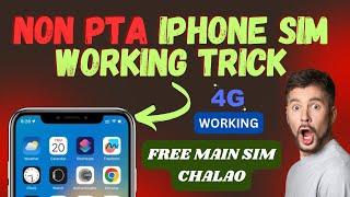 Non PTA iPhone Sim Working Trick | how active sim in non PTA iPhone