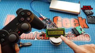 Подключение джойстика к Arduino , беспроводной джойстик 2.4 dualshock от PS2