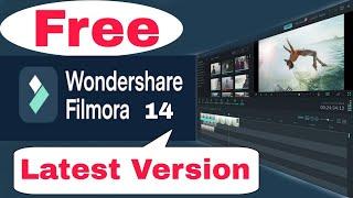 No watermark, Wondershare Filmora 14, latest version. How to Use freely, No Crack file, User id key