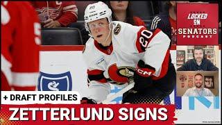 BREAKING NEWS: Ottawa Senators Re-Sign Fabian Zetterlund To 3-Year NHL Contract Extension