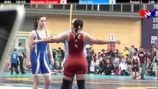 Last Chance Qual. 120 KG: Alexander Guyster (S.D. State) vs. Ryan Hsu (YES Wrestling)