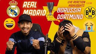 REAL MADRID VS CHAMPIONS LEAGUE | UEFA CHAMPIONS LEAGUE 2024 FINAL|  LIVE REACTION HIGHLIGHTS