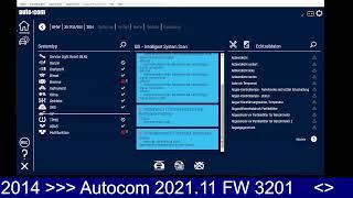 Autocom 2021.11 Auslesen BMW X5 2014 all System FW 3201 ( NUR ein Hobby )