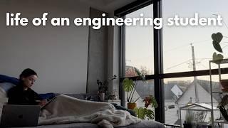 study vlog | engineering midterms, quizzes, cookies, and headaches