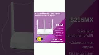 ROUTER INALAMBRICO N MULTI MODO 300MBPS 3 AMTENAS / MW306R  $295 Mx  https://cutt.ly/5Iptb1d