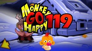 Игра "Счастливая Обезьянка 119" (Monkey GO Happy 119) - прохождение