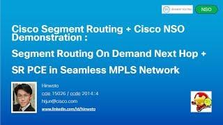 8. Cisco Segment Routing OnDemand Nexthop (SR ODN) + SR PCE in Seamless MPLS Network (2019)