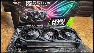 ASUS Республика Геймеров RTX 3070 Распаковка и Первые Впечатления (ROG Strix RTX 3070) 4K 2021