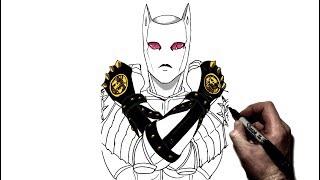 How To Draw Killer Queen | Step By Step | JoJo's Bizarre Adventure