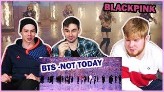 NON KPOP FANS REACT TO BTS + BLACKPINK | Русские парни реагируют на BTS + BLACKPINK  | BAH