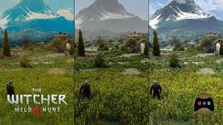 The Witcher 3 | Vanilla vs Lima vs Verona Lighting Mod | Lighting Mods Comparison Showcase Toussaint