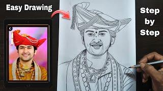 Bageshwar dham Dhirendra shastri Drawing // Bageshwar dham Dhirendra shastri // Drawing tutorial