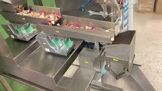 JDA Candy Gummies Weight Scale Filling Machine , Edibles Linear Scale Packing Machine USA Canada