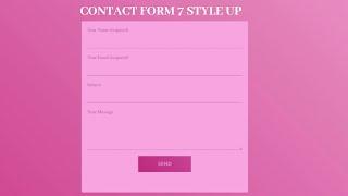 How to style Contact Form 7