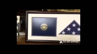 Custom Framed US Capitol Flag – by Stu-Art Supplies