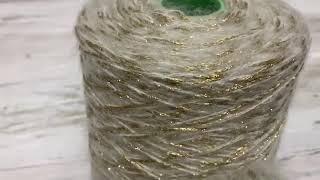 WPL300 misto alpaca beige e oro con lurex oro video