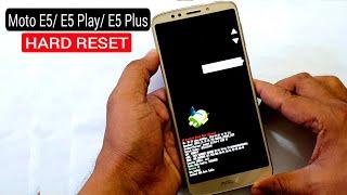 Moto E5/E5 Play/E5 Plus Hard Reset |Pattern Unlock |Factory Reset