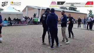 Pétanque 2025: Championnat Belgique Triplette, 16ème de finale