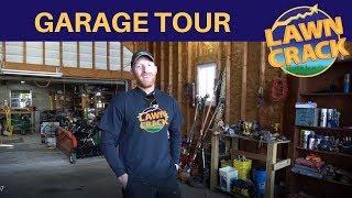 Lawn Care Garage Setup | Shop Tour - The Accumulation from Years of Running a Lawn Care Business