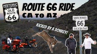 Route 66 - THE RIDE - Riding the Entire Route 66 | Pt. 1 California to Arizona | 2LaneLife