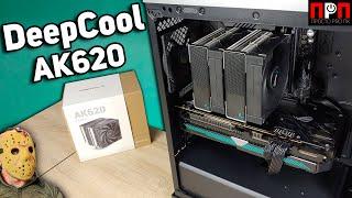 DeepCool AK620. Обзор + тест с Intel Core i7-11700KF. Отличный производительный процессорный кулер!