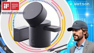 iWALK 3 in 1 Wireless Charging Stand with Auto Rotation, Charging Station with Magnet for Apple