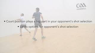 GAA Handball Coaching - Centre Court and Positioning Tips