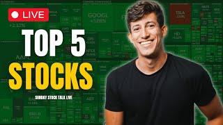 TOP 5 STOCKS TO ADD TO YOUR WATCHLIST | LIVE STREAM