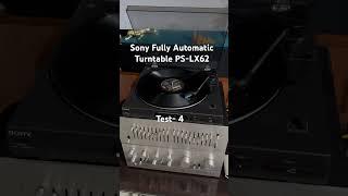 Test- 4 | Sony Turntable PS-LX62