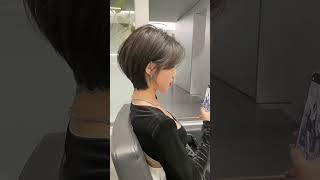 Beautiful Pixie Cut Model #shorts