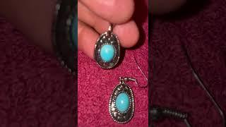 Vintage Turquoise Earring #gemsnjewellery #jewellery #womensfashion #crystals #trendingsong