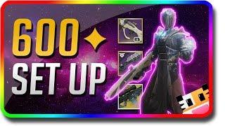 Destiny 2 - 600 Power Set Up & How To Power Level Fast & Rank Up Fast 600 Power (Destiny 2 Forsaken)