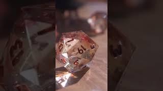 Обзор D&D кубов от студии Dungeon Keeper's Dice. (По Ту Сторону Страниц) #shorts