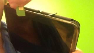 Как вставить сим карту в Samsung Galaxy TAB  / How to insert SIM card