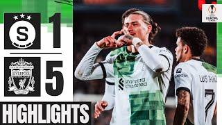 Darwin Nunez Double! | Sparta Prague 1-5 Liverpool | Highlights