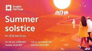 Summer Solstice 2025: Sunrise Live from Stonehenge