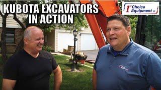 Kubota Excavators In Action