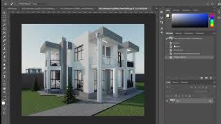 ARCHICAD/ 3ds max LightMix / corona render / Photoshop