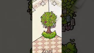  Cute Wishing Tree in 3D #3dstickers #stickerart #aestheticroomdecor #diycrafts #stickerscene
