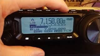 How to change from upper to lower SSB/Sideband on the Yaesu FT-891