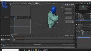 Tutorial Blender : Cara Parent ke Bone - Tangan - Parent ke Tangan