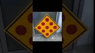 VSAFEMKT JKR LED WD.23 Obstruction signage 600 x 600mm