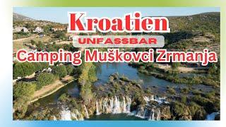 Zrmanja Kroatien mit dem Wohnmobil Camping Muskovci Zrmanja #kroatien #frischluftvans