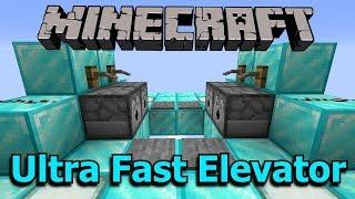 Fastest Elevator in Minecraft!