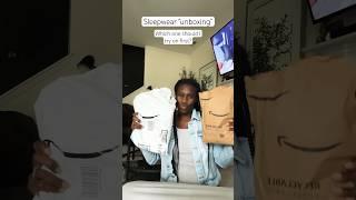 Luxury Pajama TRYON haul? WHICH ONE? #vlogs #mom #tryon #unboxing #pajamas #sleep #sleepwear #amazon