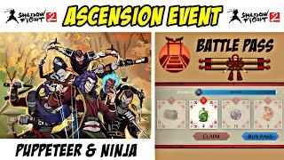 New Ascension Event [Puppeteer & Ninja Boss] + New Battle Pass Full Gameplay || Shadow Fight 2