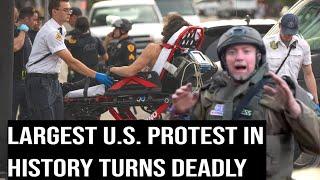 “No Kings” Protest Turns Deadly: Military Arrests, Assassinations & Largest US Protest in History