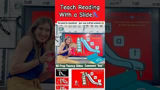 Build Reading Fluency with these Fluency Slides #kindergartenteacher #teacher #learnenglishphonics